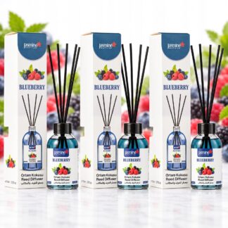 JASMINE Zestaw Dyfuzorów Owoce Leśne z Patyczkami 3x110 ml