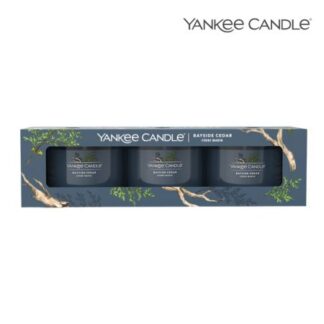 Zestaw Świec Yankee Candle Bayside Cedar 3x37g