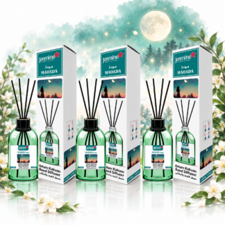JASMINE Zestaw Dyfuzorów Orientalny Elegancki z Patyczkami 3x110 ml