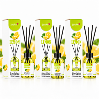 JASMINE Zestaw Dyfuzorów Cytryna z Patyczkami 3x110 ml