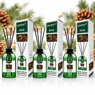 JASMINE Zestaw Dyfuzorów Sosna z Patyczkami 3x110 ml